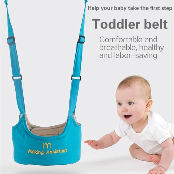 Adjustable Baby Walking Harness Learn to Walk, friendly Kids Walker Helper - Picture 7 of 9